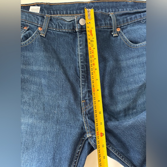 Levi's Men's Jeans 514 W40 L32 Blue Indigo Straight Vintage Y2K EUC 90s - Picture 8 of 9